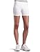 Bollé Women's Solid Panel Seamless Tennis Short, White, Medium
