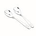 CUH 12 Pcs Stainless Steel Spoons Demitasse Espresso Teaspoon Coffee Bistro Espresso Dessert Spoons