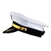 Funny Party Hats Yacht Captain Hat – Sailor Cap, Skipper Hat, Navy Marine Hat - Costume Accessories