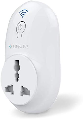 Denler Smart WiFi Switch Plug Socket 2200W, Home Automation No Adapter Required (Indian Socket)