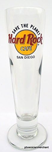 San Diego California Hard Rock Cafe Save The Planet Pilsner Glass