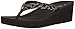 cobian Women's Kezi Wedge Flip Flop, Black, 8 M US