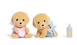 Calico Critters Yellow Lab Twins