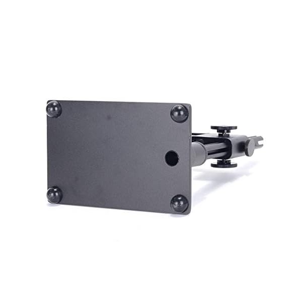 HELEISH Tragbare Aluminiumlegierung Arm USB-Mikroskop Ständer Halter Halterung Hilfsmittel (Color : With LED lights) – Bild 5