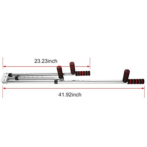 Hurbo 3-Bar Stainless Steel Leg Stretcher Leg Extension Flexibility Training Tools for Ballet, Yoga,Dance, MMA, Taekwondo & Gymnastics (Silver) - Thumbnail 5