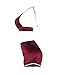 Sedrinuo Nightshirt Sexy Lingerie Silky Two Pieces Jumpsuit Outfits