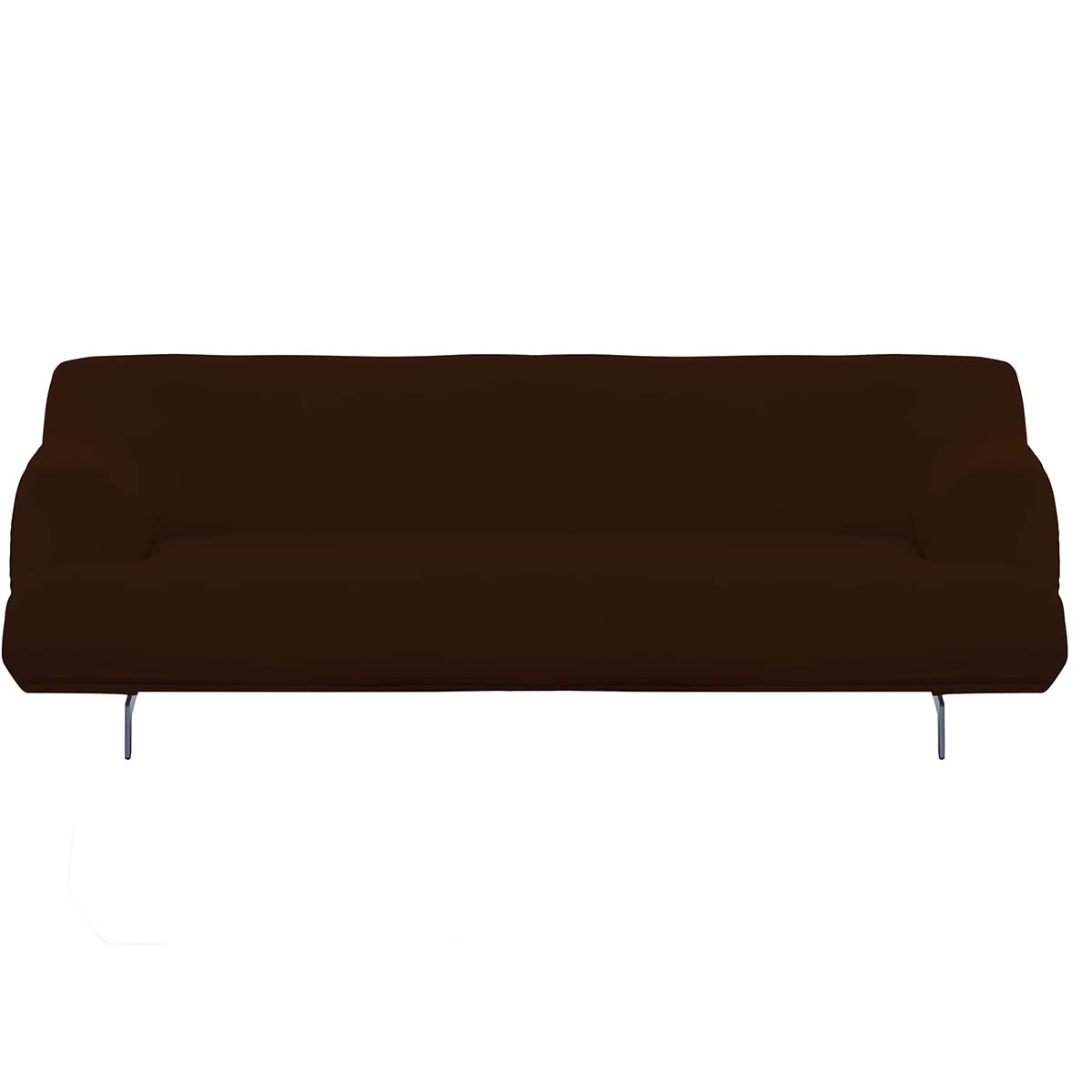 GEMITEX FLEXY 4 Seater Sofa Cover BROWN MADE IN ITALY UNIVERSAL BIELASTIC WITH TENSION-FABRIC STICKS