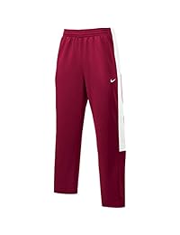 Nike Team League Tearaway - Pantalones de baloncesto para hombre, color rojo y blanco