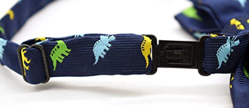 image for Carahere Boys Handmade Adjustable Pre-Tied Pattern Bow Ties For Kids T