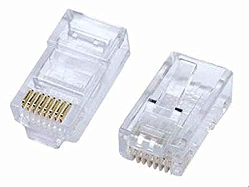 سعر وصلات RJ45 لوحدة CAT5، 100 قطعة فى مصر | بواسطة امازون مصر | كان بكام