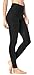 QUEENIEKE Women Yoga Leggings Workout Tights Running Pants Size S Color Midnight Black Long