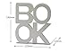 Bookends Book Ends Book Holder Nonskid Metal Book Shelves for Bookrack Desk Books Home Decorative ，1 Pair(White)