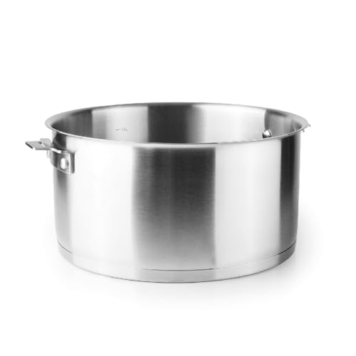 Lacor - 56618 - Body for Combi Saucepan, 18/10 Stainless Steel, Aluminium, 2 litres, Sandwich Thermodifuser Bottom, Stackable, Suitable for Induction, Dishwasher Safe, Oven Safe, ø18cm