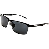 PAERDE AL-MG Polarized Sunglasses for Men Semi-Rimless Frame | Modern Style