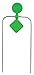 Champion Range and Target Champion Traps and Targets Green Double Spinner Target (42910)