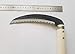 EmcoDea Steel Grass Sickle - Multipurpose Gardening Hand Sickle Weeding Grass Sickle Wooden Handle (7