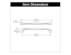 Hickory Hardware 1 Pack Solid Core Kitchen Cabinet