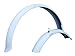 Firmstrong Beach Cruiser Bicycle Fender Set, Front/Rear, White, 26" primary