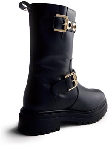 Botas Biker Piel OLLADOS Bellaire