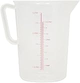 Acense Polypropylene Measuring Jug 3L Narrow Spout Spillage-Free view 2