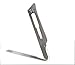 Disposable Scalpels Sterile Surgical Blade Size 15 Stainless Steel with Plastic Handle & Metric Line Individually Foil Wrapped Box of 10