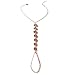 Barefoot Sandal Delicate Foot Chain Jewelry Glod Plated Anklet Simple Disks Sequin Diameter 0.43in