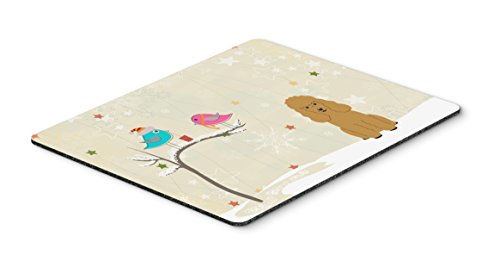 Caroline's Treasures BB2541MP Between Friends Poodle - Tan Mouse Pad, Hot Pad o…