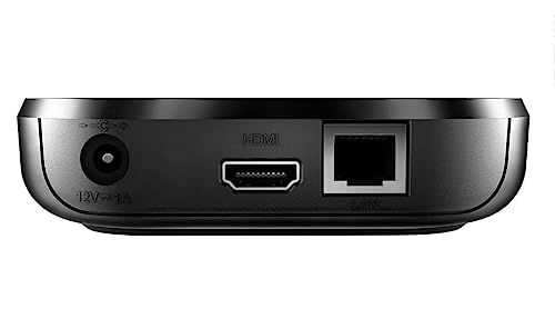 Infomir Mag 524W3 4K , Built-in Dual Band 2.4G/5G WiFi, HDMI Cable (Much Faster Than Old Mag 324w2 and 424W3) Black