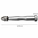KangTeer Pin Vise Hand Drill Bits Set 0.1-3.0mm Aluminum Keyless Chuck Mini Hand Drill +20pcs Micro Twist Drill Bit Set Woodworking Hand Drill Push Rotary Tool