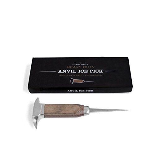 Anvil Ice Pick (Wood and Stainless Steel)