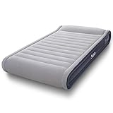 Sable Air Mattress Inflatable Elevated Built-in Pillow Bed Full Size XL Blow Up with Internal High Capacity Pump, Height 17''