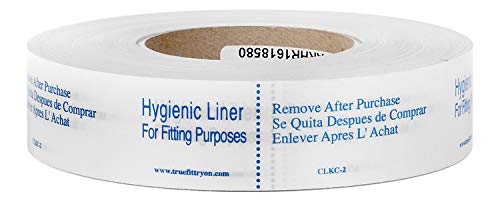 True Fit Try On Clear Knife Cut Hygienic Liner for Trying on Swimsuit - Hygiene Product for Swimwear - 1,000 Count