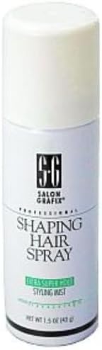 Salon Graphix 404152 Extra Super Hold Shaping Hair Spray, 1.5 oz
