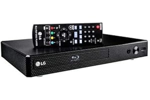 LG BP350 Blu-ray Disc & DVD Player Full HD 1080p Upscaling with Streaming Services, Built-in Wi-Fi, Smart HI-FI-Compatible, B
