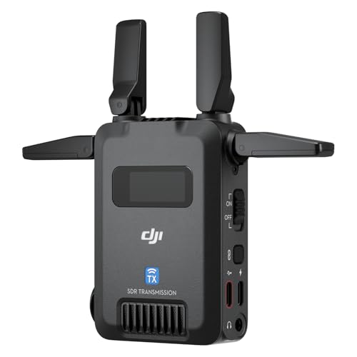 DJI SDR Transmission Transmitter, 3 km/10,000 ft 1080p/60fps SDR Wireless Video Transmission, TX Only, Stable & Anti-Interference, Strong Penetration, High Bitrate, USB-C Monitoring