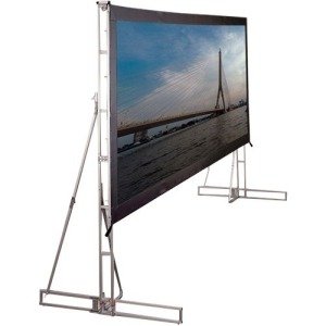 Truss Style Cinefold Flexible Matte White Portable Projection Screen Viewing Area: 20' 5" diagonal