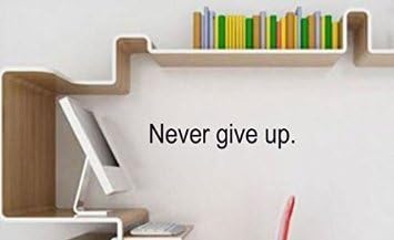 Football Wall Quote Decal College Basketball Inspirational Motivational Baseball Boys Room Office Girls Room Teen Room Window Mirror Sticker (2.5 X 14 inches)