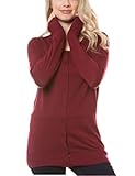 Women's Solid Basic Stretch Button Down Knit