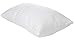Queen Gel Fiber Bed PIllow for Sleeping - Soft Down Alternative Fill with Cotton Cover - Hypoallergenic .9 Micro Denier Fill (Queen Size, Soft) Crafted in The USA (Dobby Stripe Cotton Cover)
