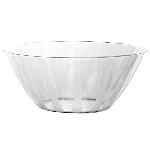 Party Essentials N634251 Hard Plastic 160-Ounce Serving Bowl, Clear