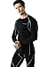 TM-MUD11-KLG_Large Tesla Men's Long Sleeve T-Shirt Baselayer Cool Dry Compression Top MUD11
