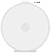 Mediaxpo Clear Round Clamshell CD/DVD Case - Space-Saving Design - Easy Storage and Portability (Pack of 100)