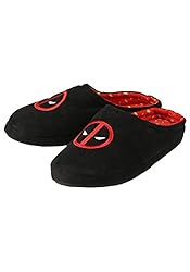 Ground Up Men's Slippers - Deadpool Slipper Slides