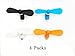 SN-RIGGOR 4-Pack Mini Micro USB Fan For Android Phones Portable micro usb Fan Samsung galaxy s7 edge USB Fan Micro Usb Mini Fan mini fan for android ,Random Colors
