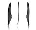 Acavati – Surfboard Fin Set. Black or White Color Surfboard Fin Set – 3 Piece Surf Fin Set– Heavy Duty Construction – FCS or Future Fin Set