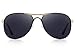 MERRY'S Men's Classic Driving Polarized Sunglasses Defending Coating Lens Driving Shades S8712 (Gold&Black, 62)