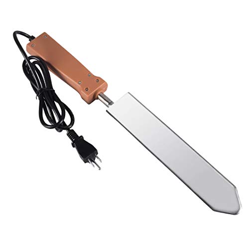 UMLIFE Uncapping Knife, Stainless Steel Electric Beekeeping Scraper Honey Cutter Tool, Constant Temperature Heating with Thermostat