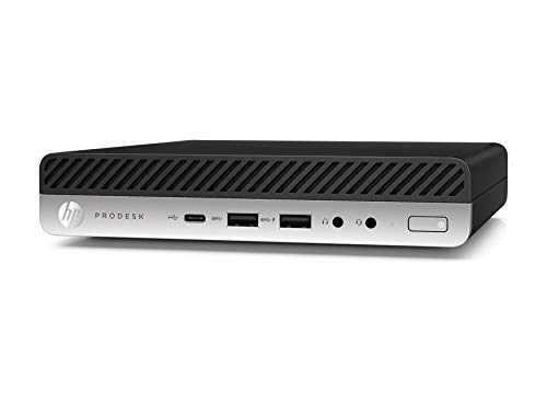 HP Prodesk 600 G3 Micro Computer Mini PC (Intel Quad Core i5-7500T 2.7Ghz, 16GB DDR4 Ram, 512GB SSD, VGA, USB 3.0, USB-C) Win 10 Pro (Renewed)