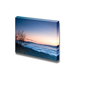 Romantic Sunrise in Fog Valley Chaing Dao Mountain Thailand - Canvas Art Wall Art - 12" x 18"