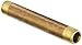 Anderson Metals 38300 Lead Free Red Brass Pipe Fitting, Nipple, 3/8" x 3/8" NPT Male, 4-1/2" Length primary